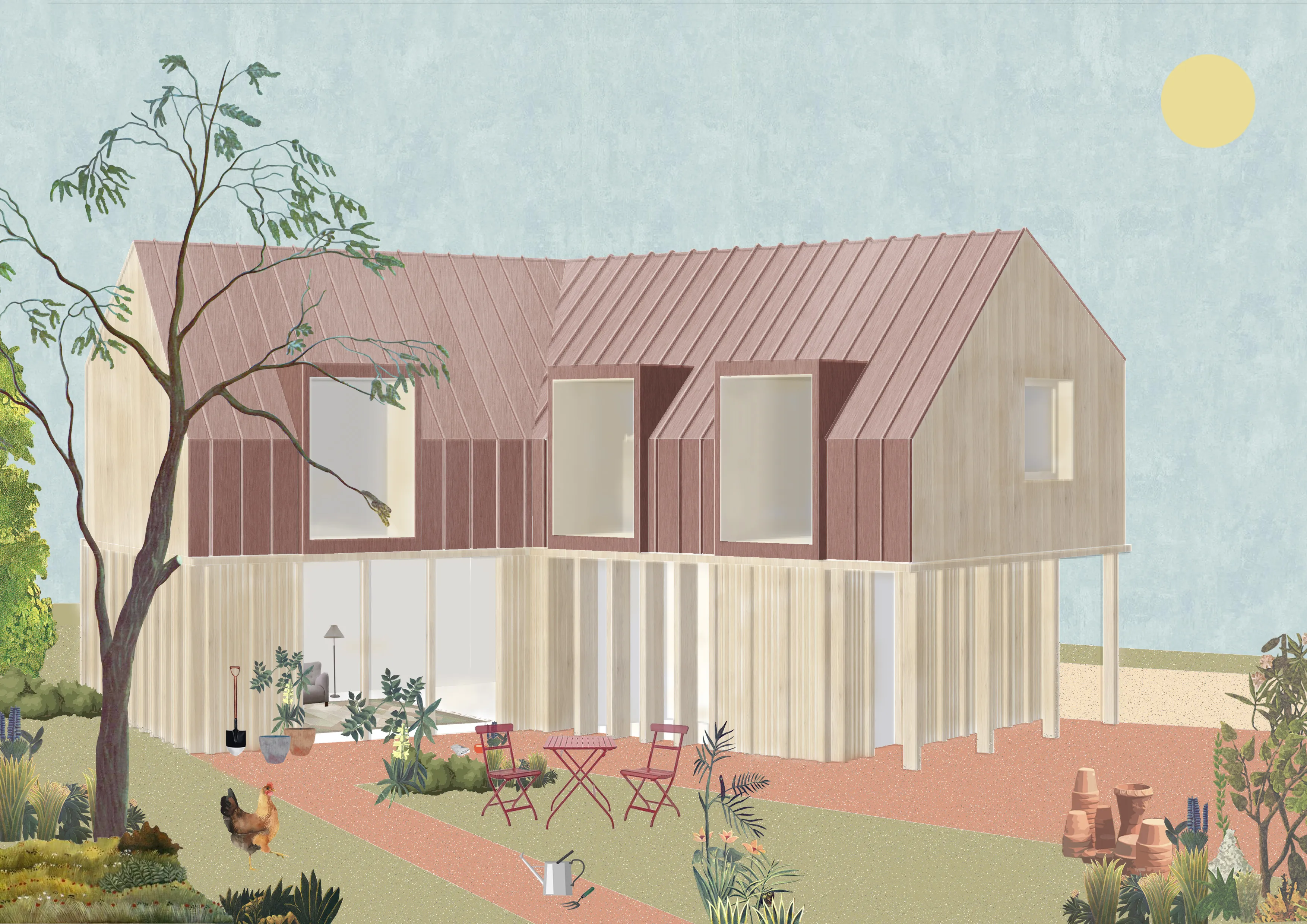 Feasibility study into the potential to design and construct a new build three bedroom eco-house.